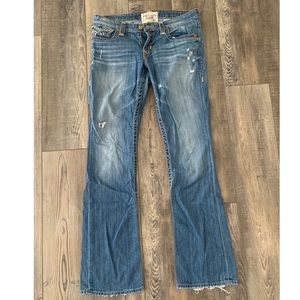 Big Star jeans, distressed